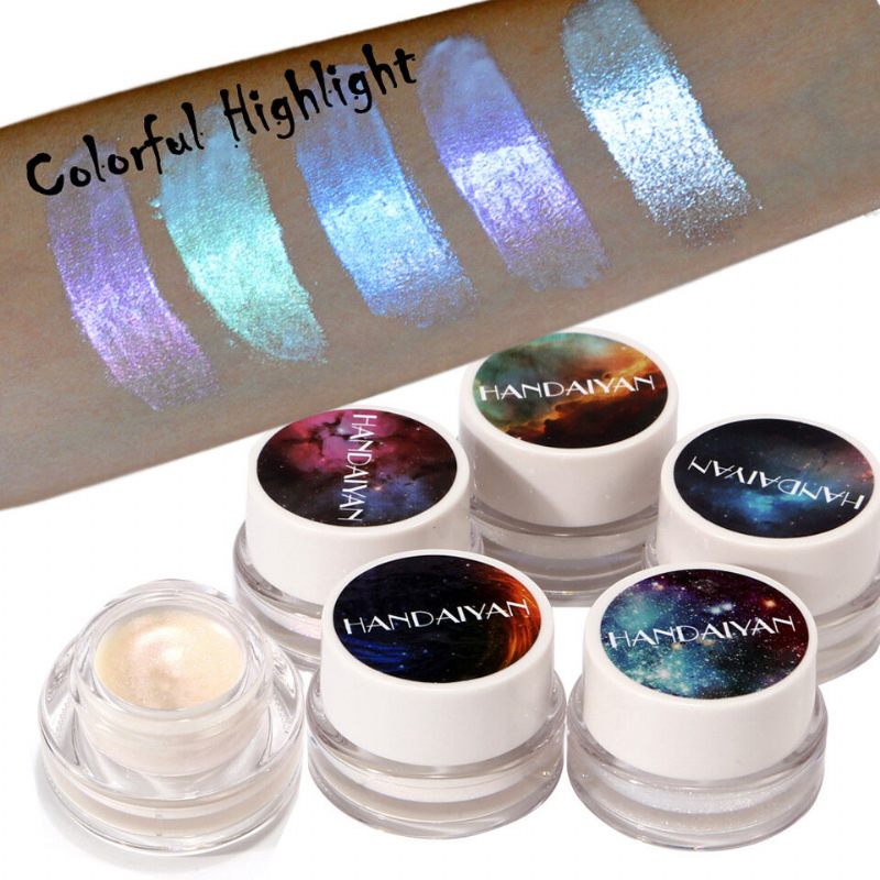 Handaiyan Shimmer Highlighters Krém Világosító Kontúr Alap Bronzáló Arckiemelő Smink Színes