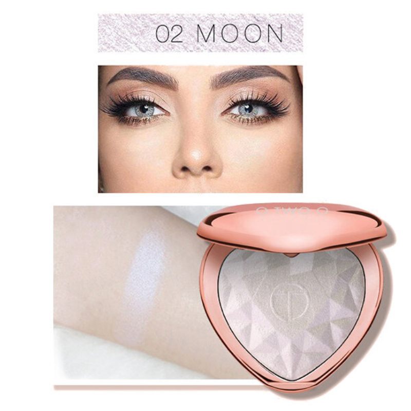 Heart Shimmer Highlighters Paletta Tartósan Ragyogó Arckiemelő Púder 3d Arcsminkhez