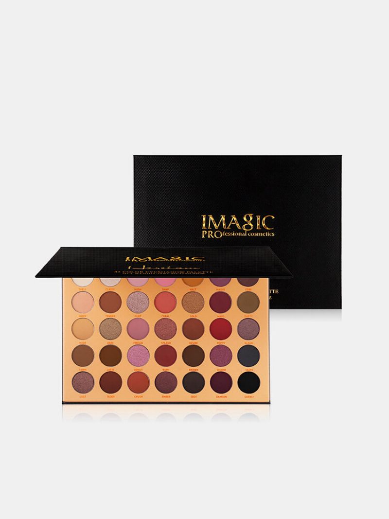 Imagic 35 Colors Nude Matte Szemhéjpúder Paletta Glitter Vízálló Hosszan Tartó