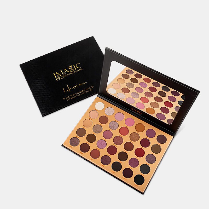 Imagic 35 Colors Nude Matte Szemhéjpúder Paletta Glitter Vízálló Hosszan Tartó