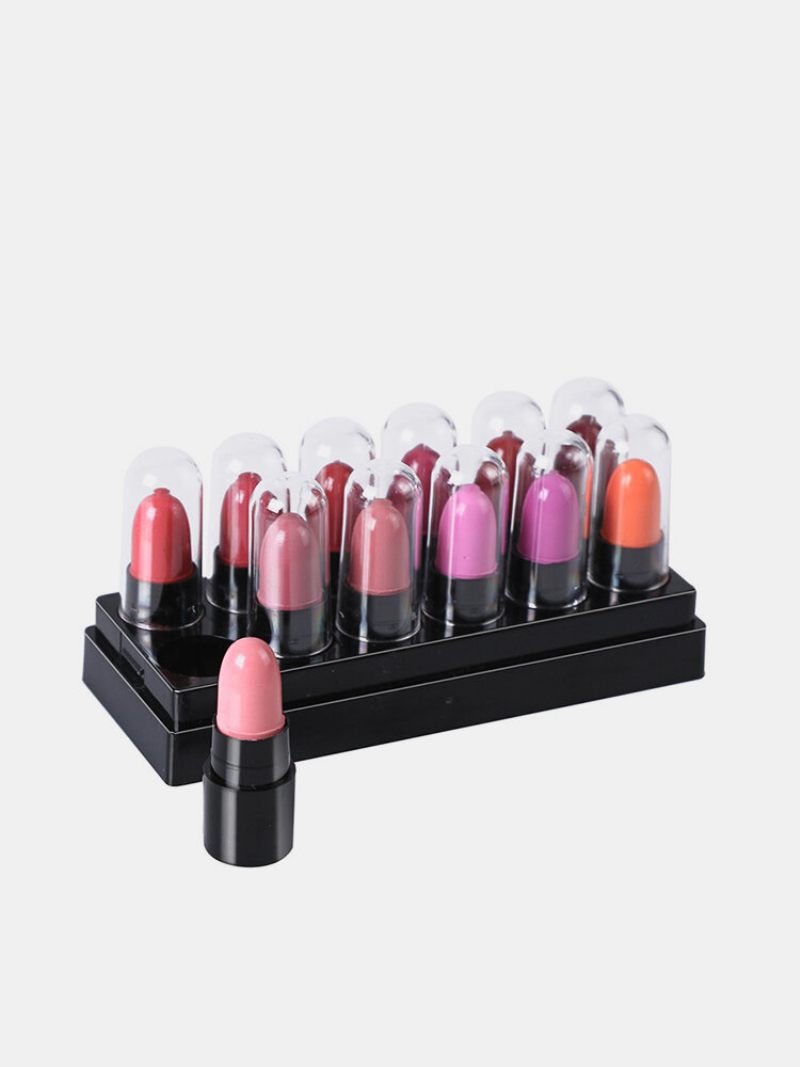 Mini 12 Colors Rúzs Hosszan Tartó Matt Hidratáló Ajakkészlet Beauty Comestis