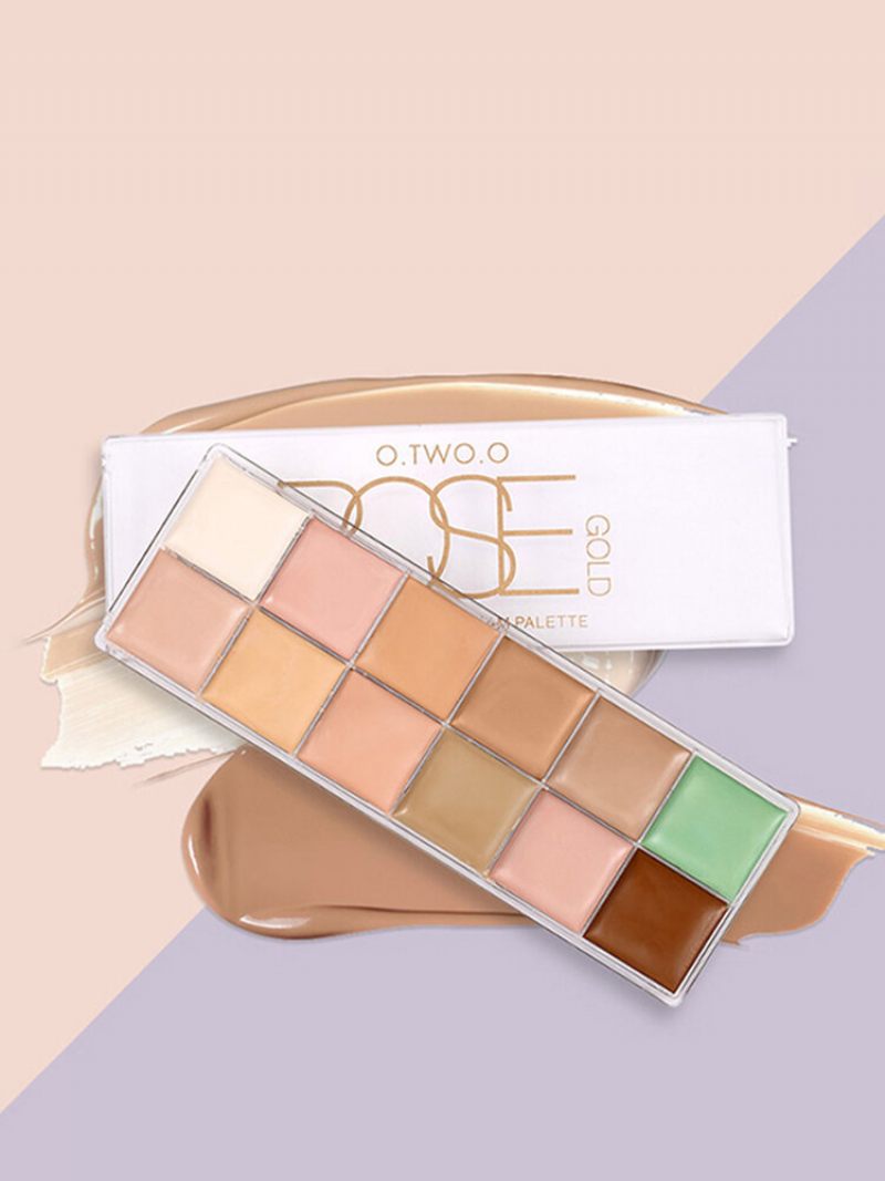 O.two.o 12 Colors Smink Korrektor Paletta Contour Akne Fedő Krém Hosszantartó Vízálló