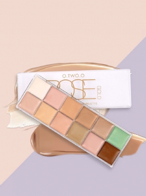 O.two.o 12 Colors Smink Korrektor Paletta Contour Akne Fedő Krém Hosszantartó Vízálló