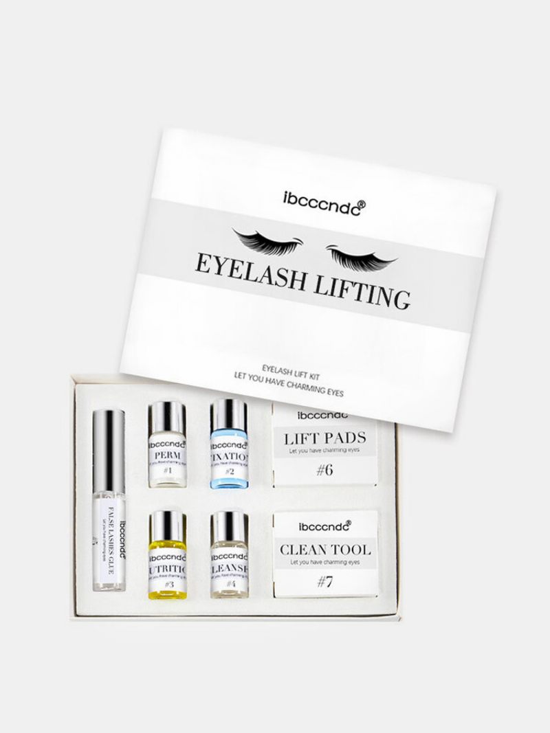 Professsion 7 In 1 Eyelash Perming Lift Kit Wave Szempillák Curling Perm Curler Kit Meghosszabbító Lifting Készlet