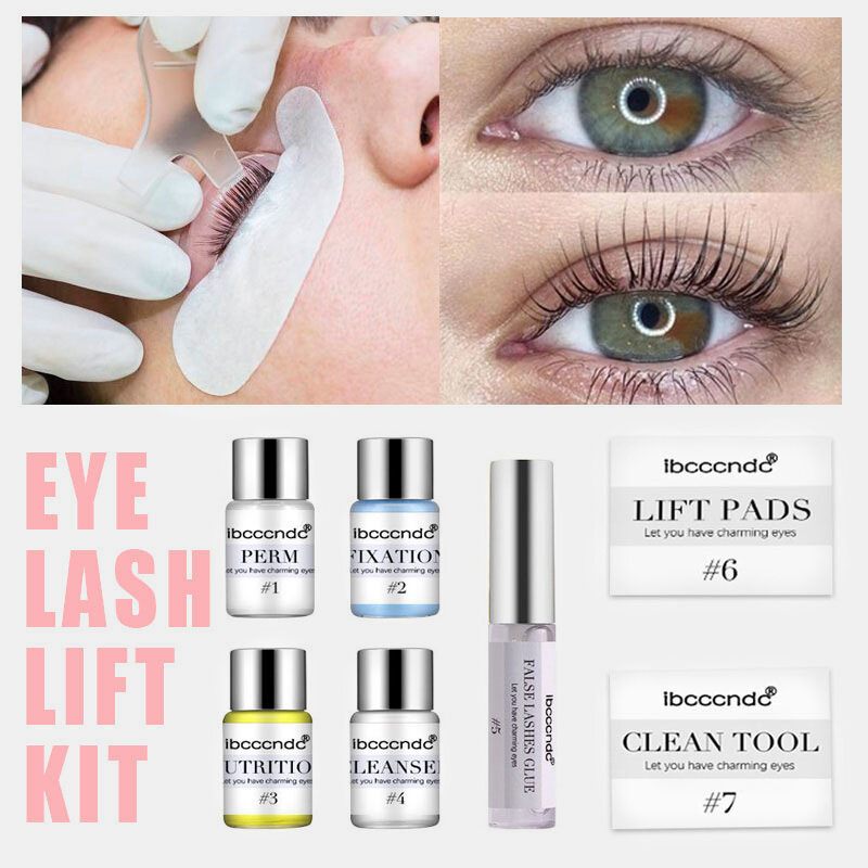 Professsion 7 In 1 Eyelash Perming Lift Kit Wave Szempillák Curling Perm Curler Kit Meghosszabbító Lifting Készlet