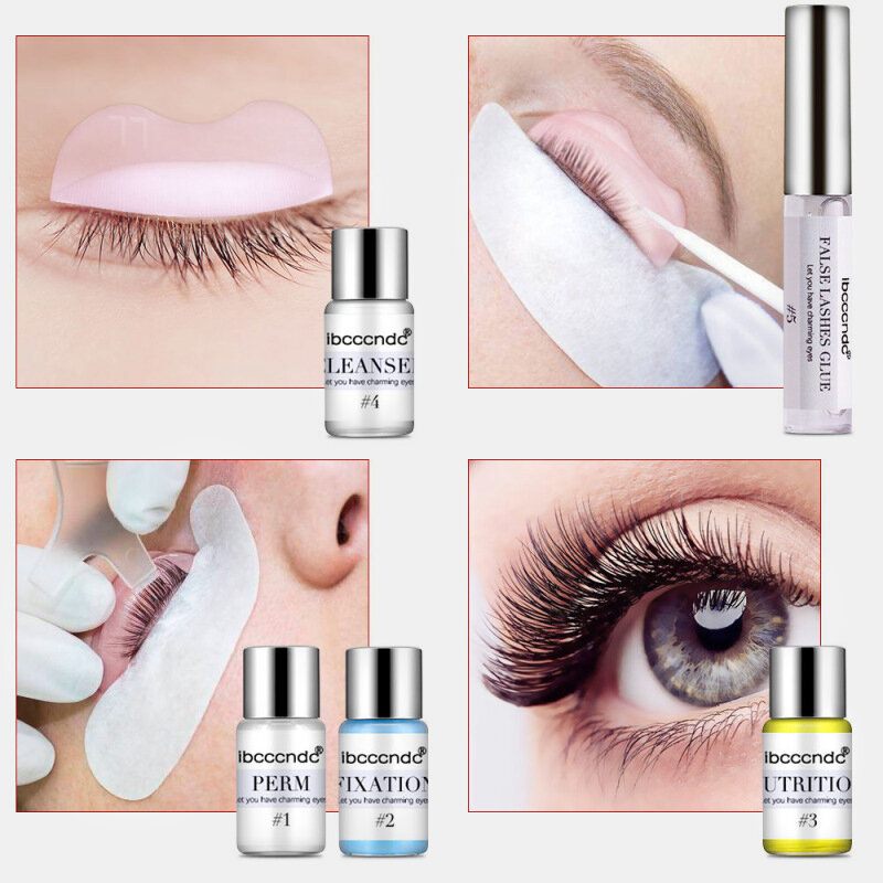 Professsion 7 In 1 Eyelash Perming Lift Kit Wave Szempillák Curling Perm Curler Kit Meghosszabbító Lifting Készlet