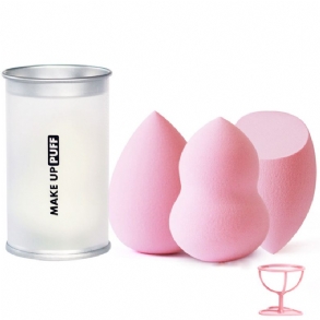 Sminkpúder Puff Dry Wet Három Alakú Szivacs Sminkeszköz Beauty Blender