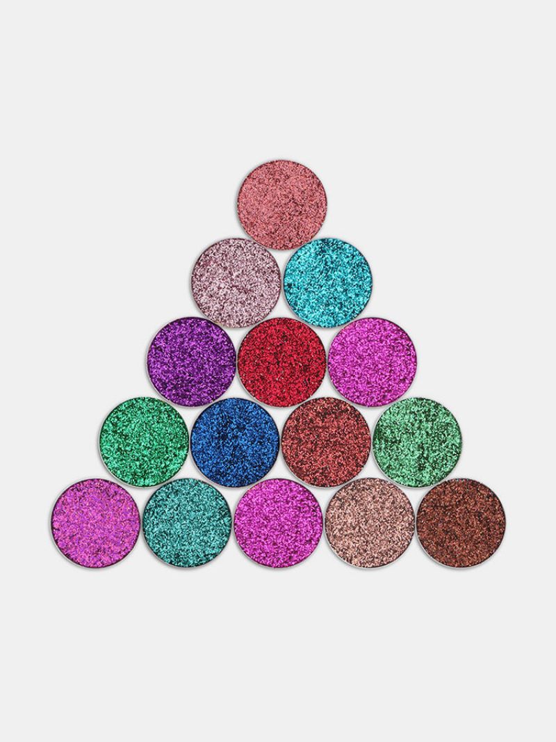 Tz Pressed Glitters Single Eyeshodow Diamond Rainbow Eyes Make Up Cosmetics