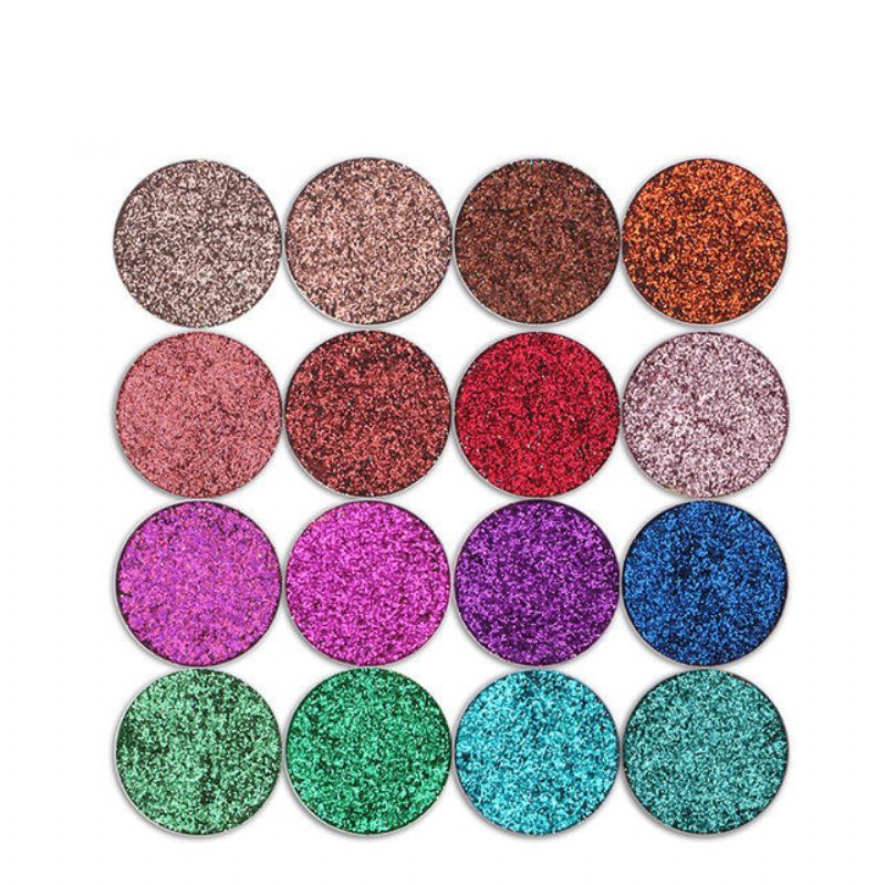 Tz Pressed Glitters Single Eyeshodow Diamond Rainbow Eyes Make Up Cosmetics