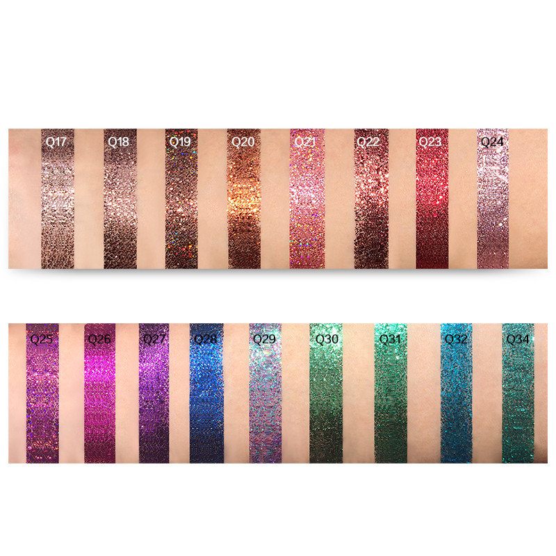 Tz Pressed Glitters Single Eyeshodow Diamond Rainbow Eyes Make Up Cosmetics