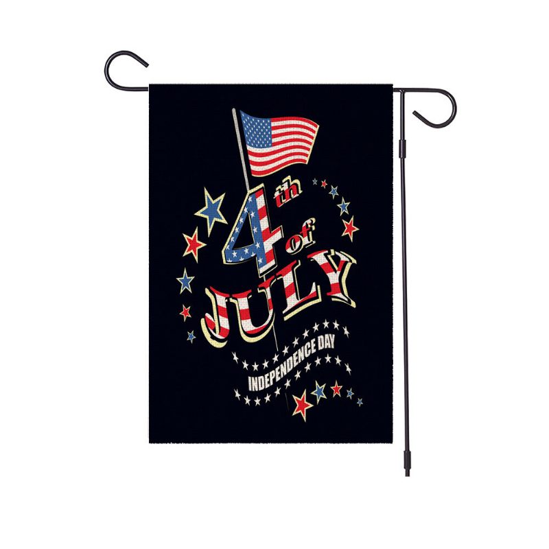 Amerikai Függetlenség Napja Kerti Zászló Ünnepi Nemzeti Kétoldalas Digitális Nyomtatás