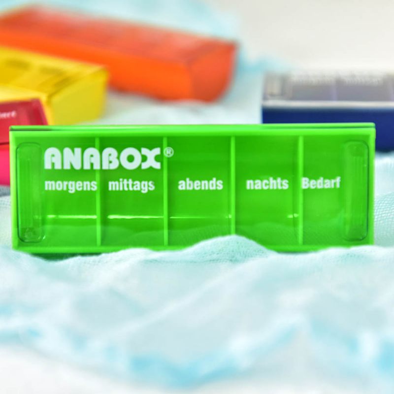 Anabox Hordozható Nedvességálló Kis Tablettadoboz Hetente Csomagolt Külön Orvosi Tok