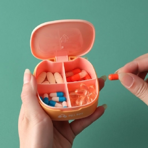 Hordozható Kis Tabletta Doboz Háztartási Cikkek Utazási Gyógyszeres Szilikon Mini Lezárt Tárgy Gyógyszer Tároló