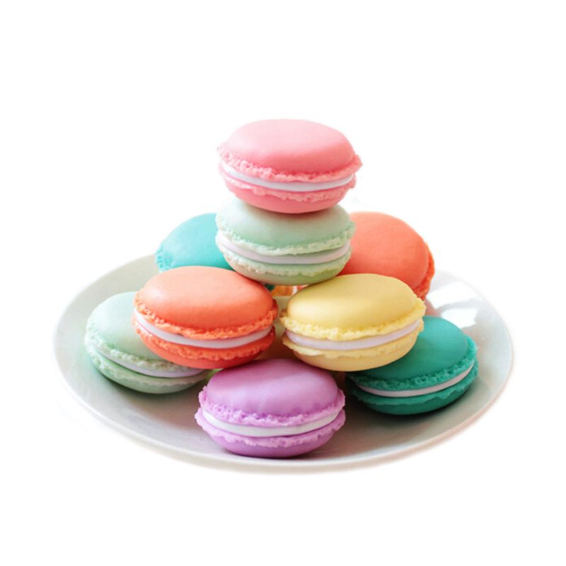 Mini Macaron Box Színes Ékszertároló Doboz Aranyos Szervező Tok Konténer