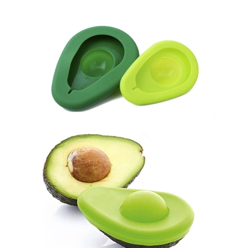 2 Db Avocado Huggers Élelmiszer Minőségű Szilikon Hűtőszervező Újrafelhasználható Avokádó Tartó