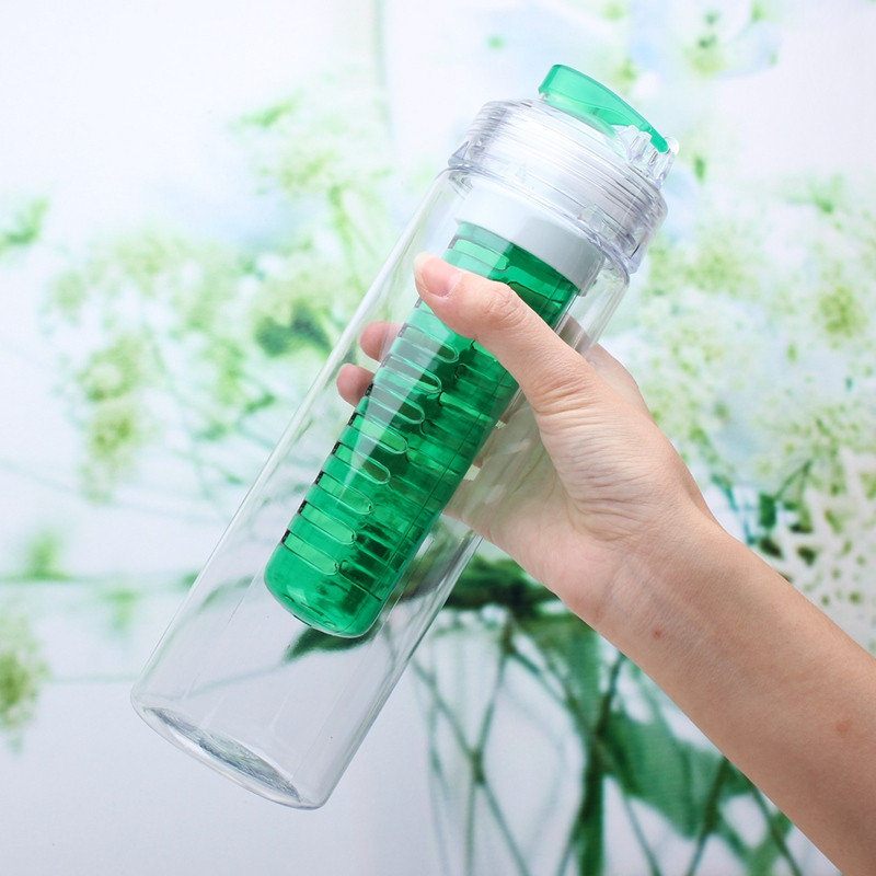 800 Ml-es Infuser Vizes Palackok Kerékpározás Sport Edzés Gyümölcs Infúzió Bpa Mentes