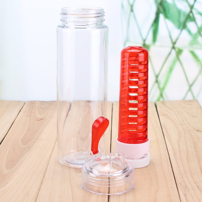 800 Ml-es Infuser Vizes Palackok Kerékpározás Sport Edzés Gyümölcs Infúzió Bpa Mentes