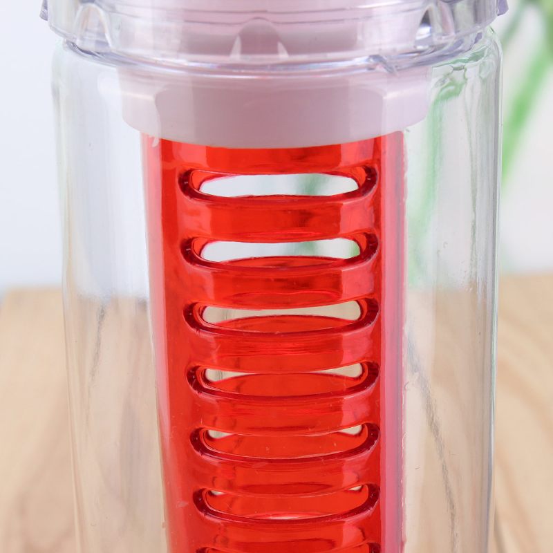 800 Ml-es Infuser Vizes Palackok Kerékpározás Sport Edzés Gyümölcs Infúzió Bpa Mentes