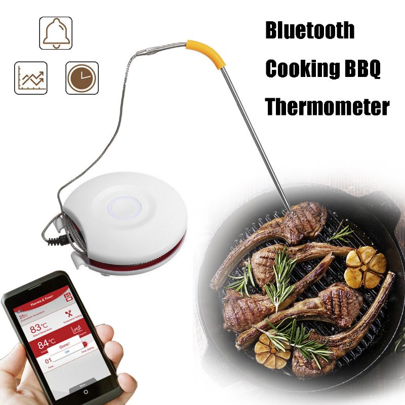 Bluetooth Főzés Grill Hőmérő Konyhai Eszközök Piknik Kütyük