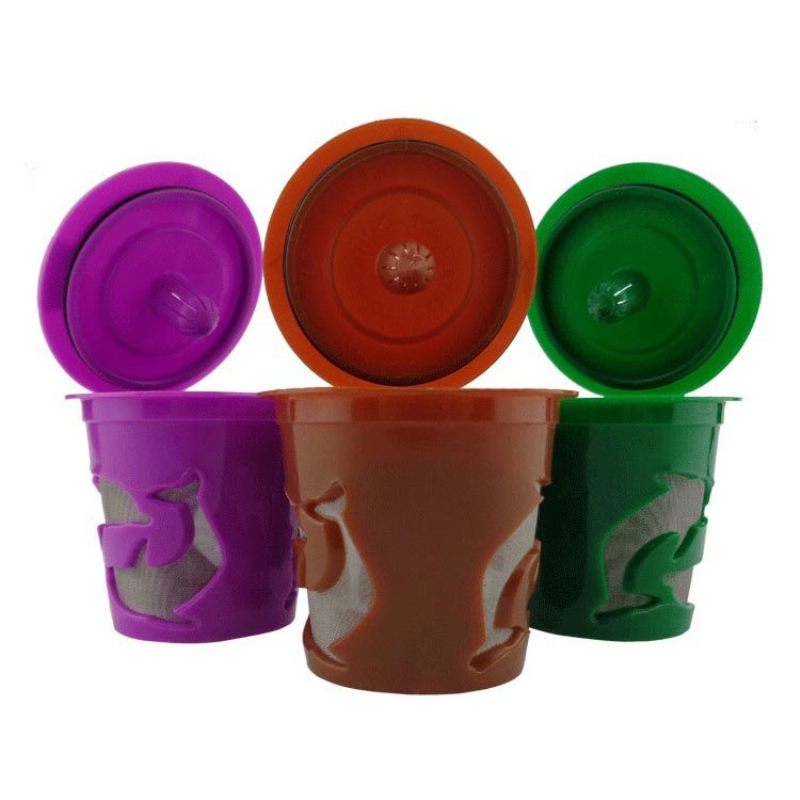 Kcasa Kc-coff13 Újratölthető Kávékapszula Csésze Többszínű Doiphin Újrafelhasználható Utántöltő Szűrő N-hez