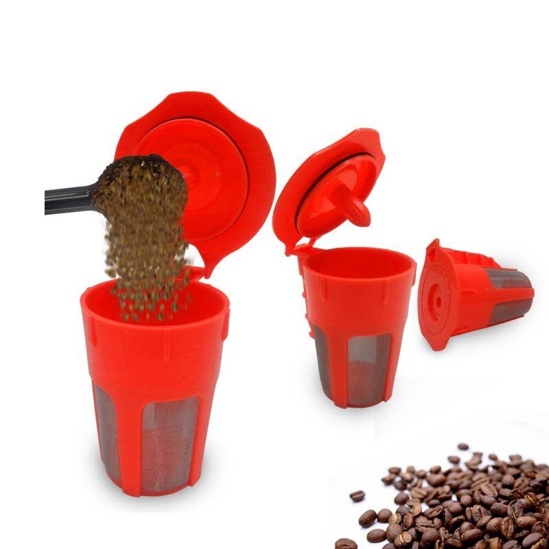 Kcasa Kc-coff18 K-cup Újratölthető Kávé Kapszula Csésze Csepegtető Keurig Újrafelhasználható Utántöltő Szűrő Nespre-hez