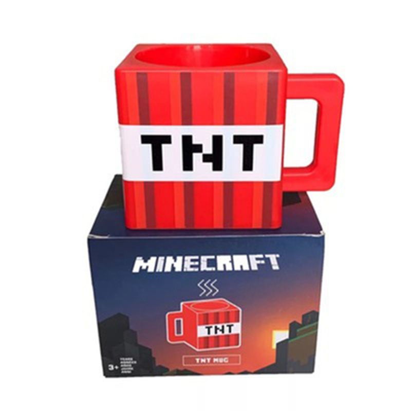 Mc My World Minecraft Lawn Cup Környezetbarát Műanyag Bögre Kávés Italos Kupa