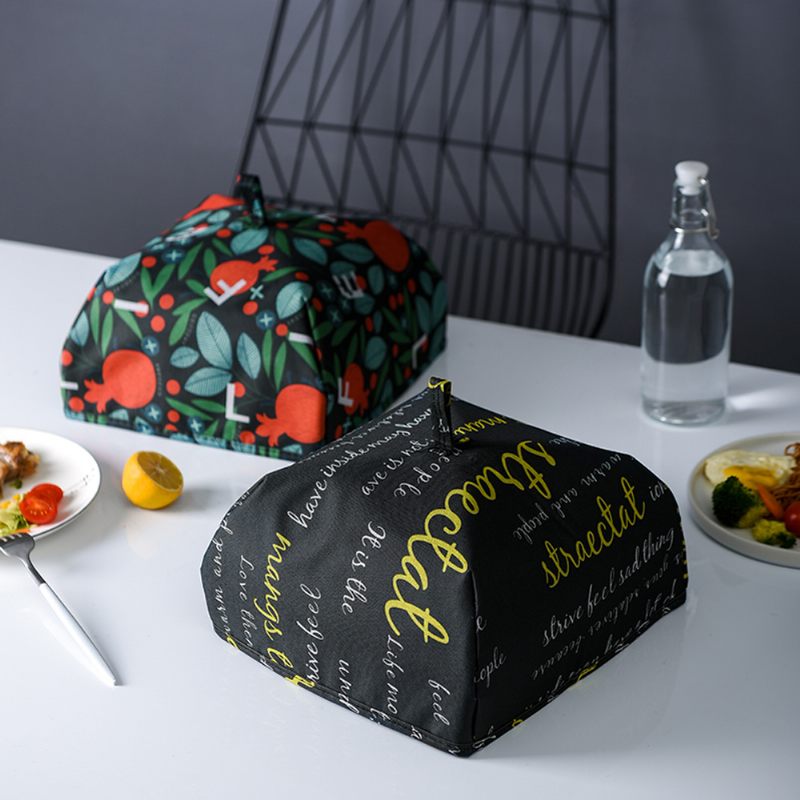 Nordic Style Melegen Tartó Ételtakaró Családi Használatra Ebédlőbe Összecsukható Termikus Pormentes Asztaltakaró