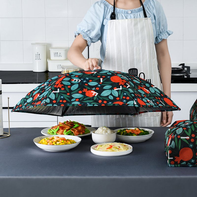 Nordic Style Melegen Tartó Ételtakaró Családi Használatra Ebédlőbe Összecsukható Termikus Pormentes Asztaltakaró