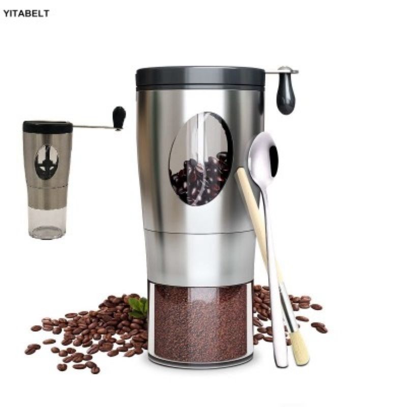 Összecsukható Kávédaráló Rozsdamentes Acél Kézi Kávébabdaráló Konyhai Eszköz