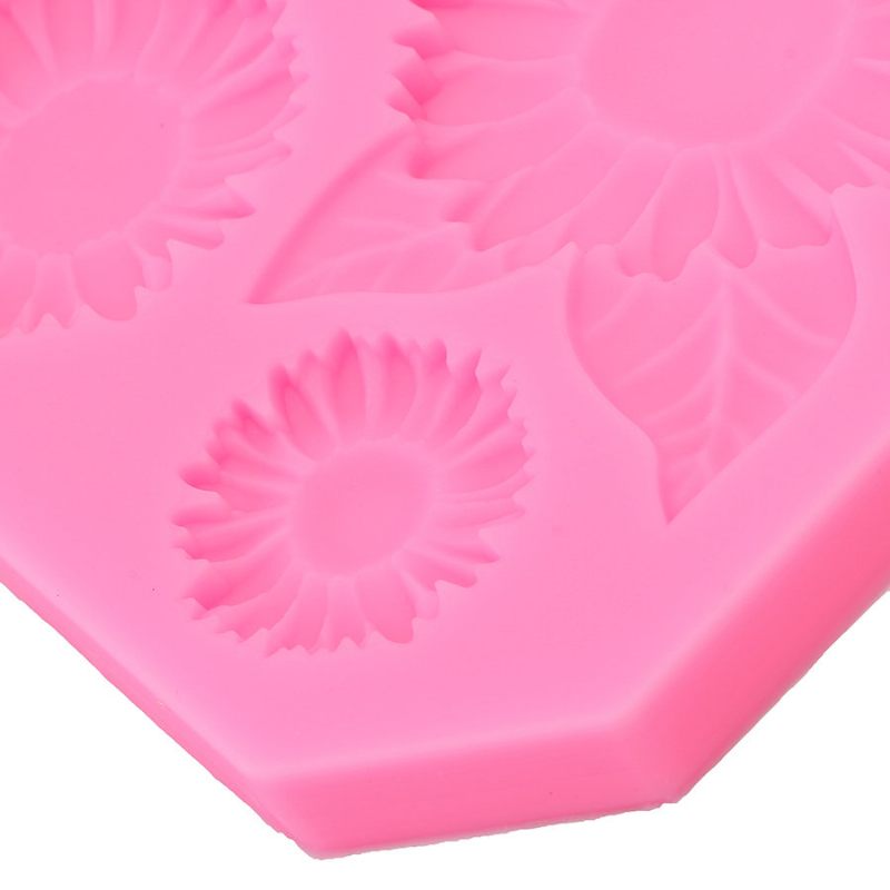 Rózsaszín Napvirág Szilikon Tortaforma Sütéshez Fondant Eszköz