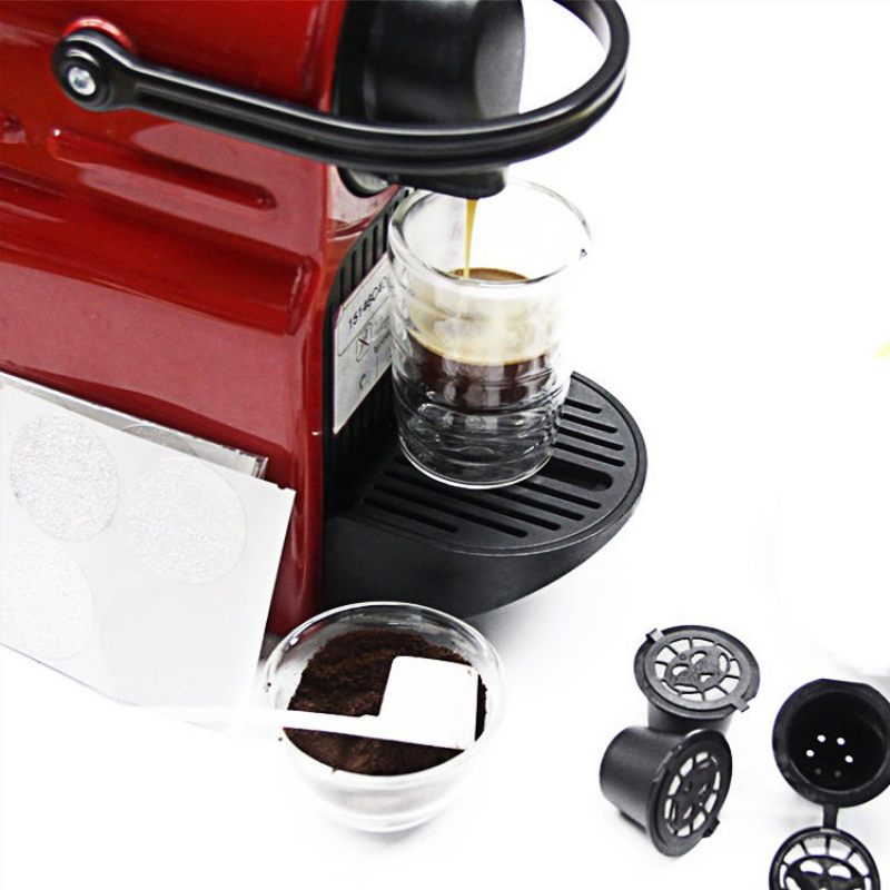 Újratölthető Nespresso Kávékapszula Szűrőkosár Kávéfőzőhöz