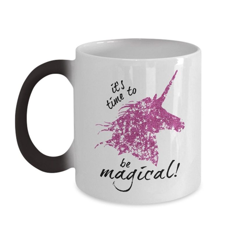 Unicorn 3d Kerámia Hőérzékeny Magic Coffee Cup Színváltó Bögre