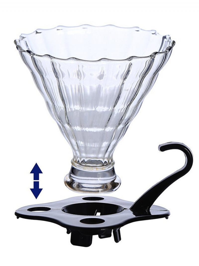 Üveg Kávéfőző Szűrőtölcsér Kávécsepegtető Újrafelhasználható Szűrő Tealevél Fűszerszűrő Teaszűrő