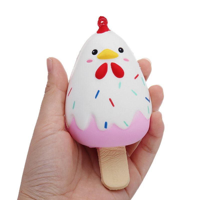 Chick Popsicle Ice-lolly Squishy Lassan Emelkedő Puha Játék Csomagolással