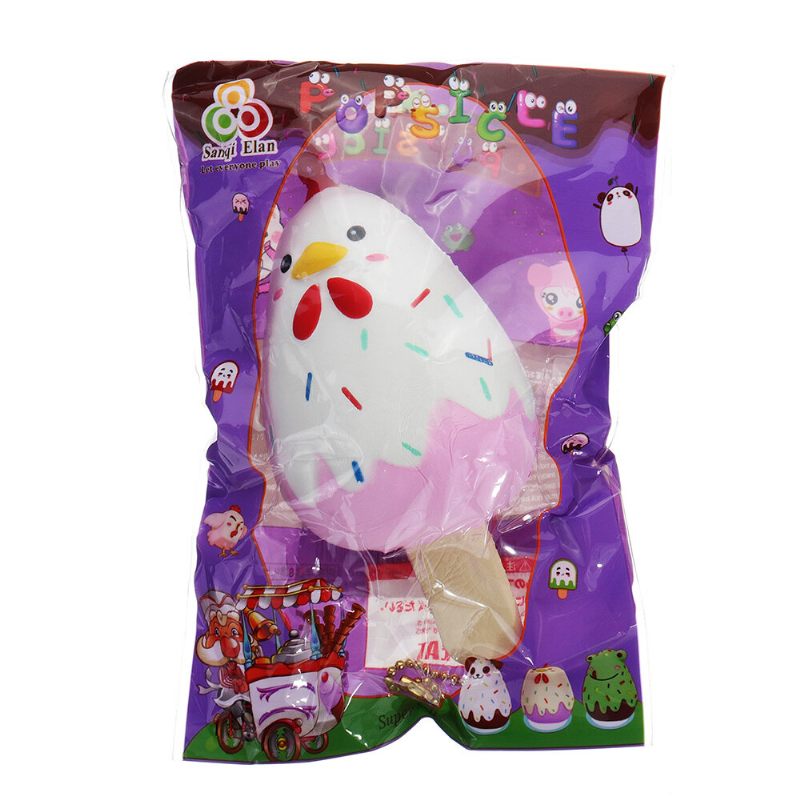 Chick Popsicle Ice-lolly Squishy Lassan Emelkedő Puha Játék Csomagolással