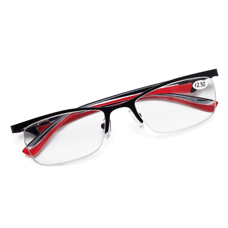 Férfi Női Félkeretes Szemüvegek Védőszemüvegek Tartós Nagyfelbontású Olvasószemüvegek