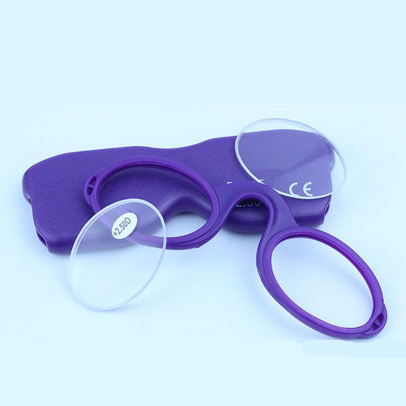 Férfi Női Olvasószemüvegek Szilikon Orrcsíptetős Optikai Szemüvegek Kiskorúak Szemüvegei Tokkal Zsinórral