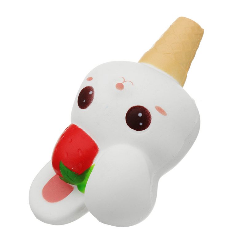 Kawaii Rabbit Ice Cream Squishy Slow Rising Csomagolás Gyűjtemény Ajándék