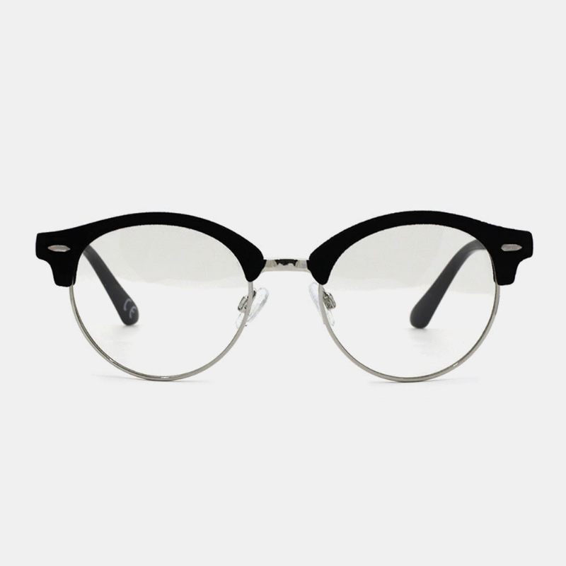 Női Félkeretes Alkalmi Rövid Kerek Formájú Szemüvegek