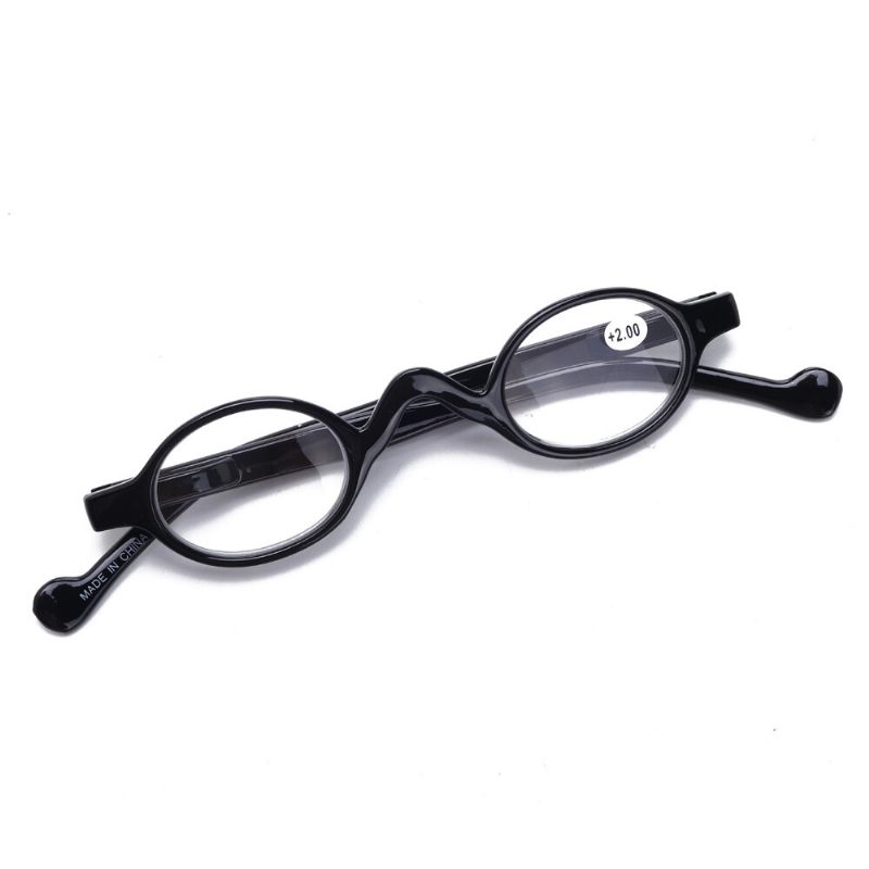 Női Férfi Műanyag Keret Vintage Kis Kerek Vázas Olvasószemüvegek Egyszerű Tartós Szemüvegek