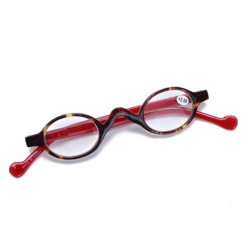 Női Férfi Műanyag Keret Vintage Kis Kerek Vázas Olvasószemüvegek Egyszerű Tartós Szemüvegek