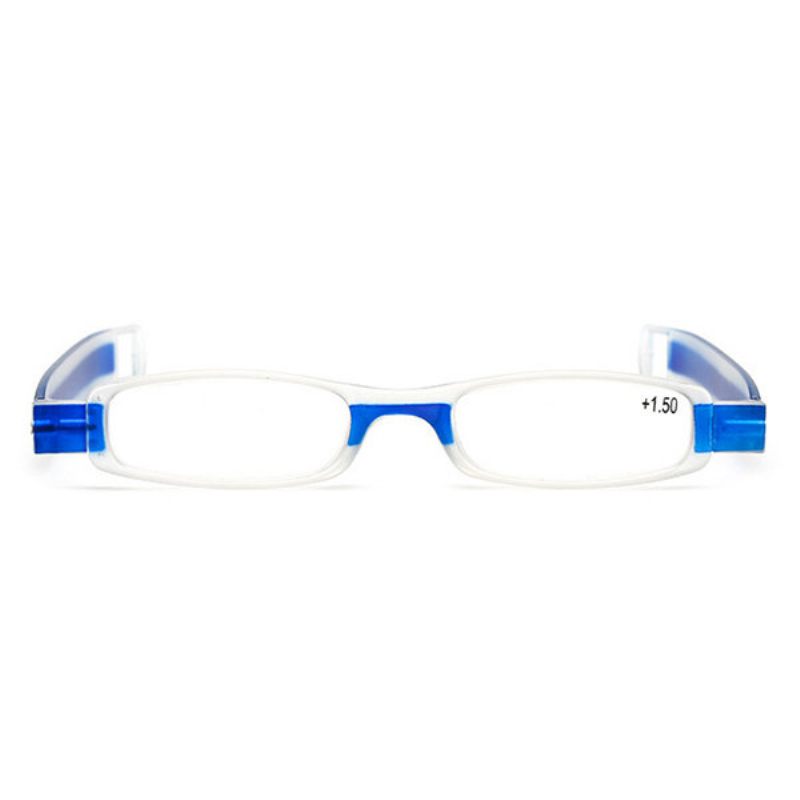 Női Férfi Összecsukható 360 Fokban Forgatható Olvasószemüveg Könnyű Súlyú Hordozható Kiskorú Szemüvegek