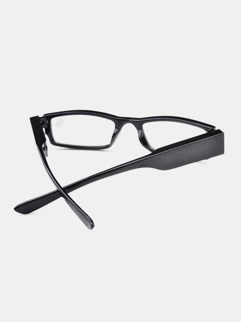 Uniszex Keretes Olvasószemüvegek Szemüvegek Led Dioptriás Nagyítóval