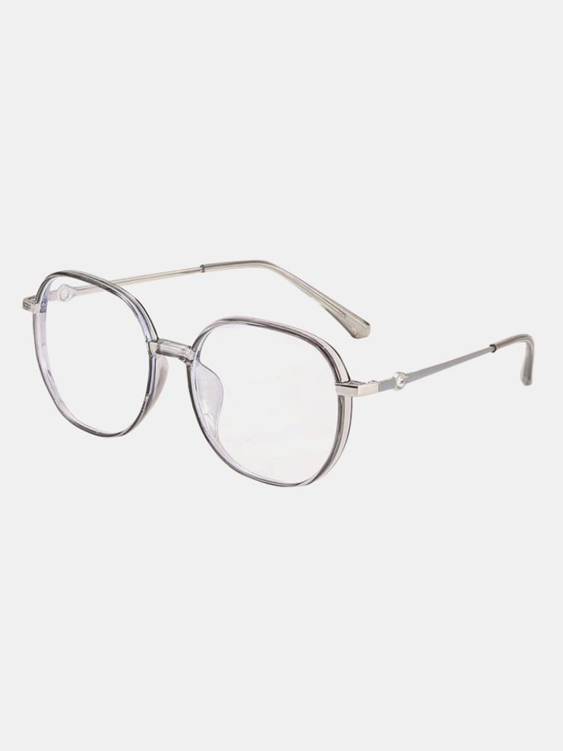 Uniszex Ovális Teljes Keretű Lapos Könnyű Divatos Egyszerű Szemüveg