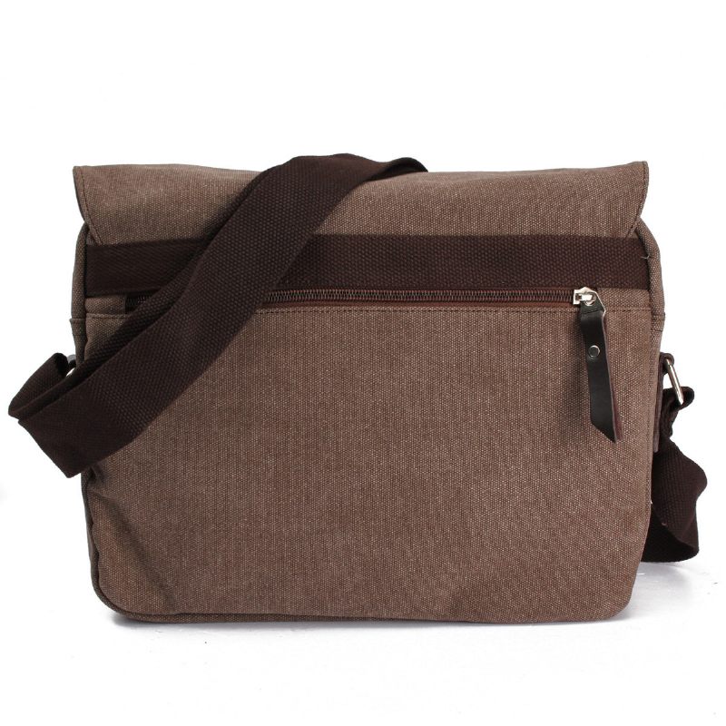 Vintage Messenger Bag Canvas Crossbody Táska Válltáska Férfiaknak