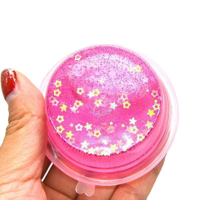 4 Db Kiibru Slime Pearl Star Glitter Szimulált Kristálysár Zselé Gyurma Stresszoldó Ajándékjáték