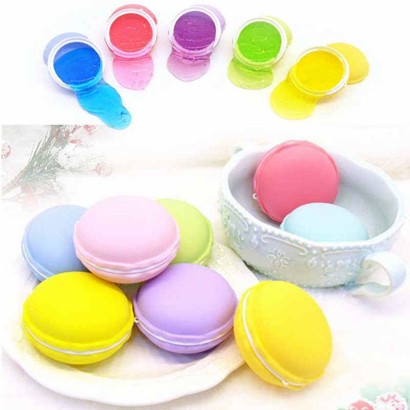 6 Db Macaron Slime Macaroon Kristályagyag Gumiiszap Intelligens Kézi Gumigyurma Barkácsjáték Ajándék