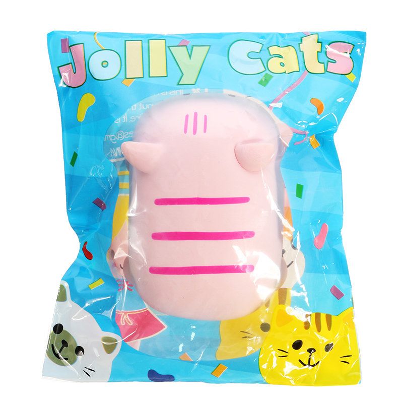 Angie Squishy Jolly Cat 12 cm Lágy Illatú Lassan Emelkedő Eredeti Csomag Kollekció Ajándék Dekor Játék