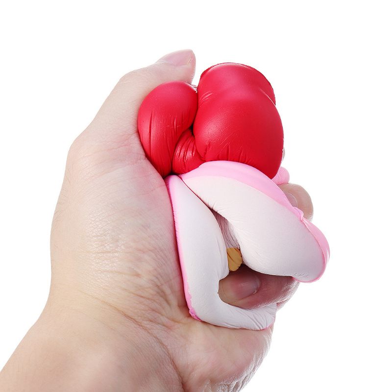 Bow-knot Bell Squishy Jumbo Lassan Emelkedő Puha Játék Ajándék Gyűjtemény Csomagolással