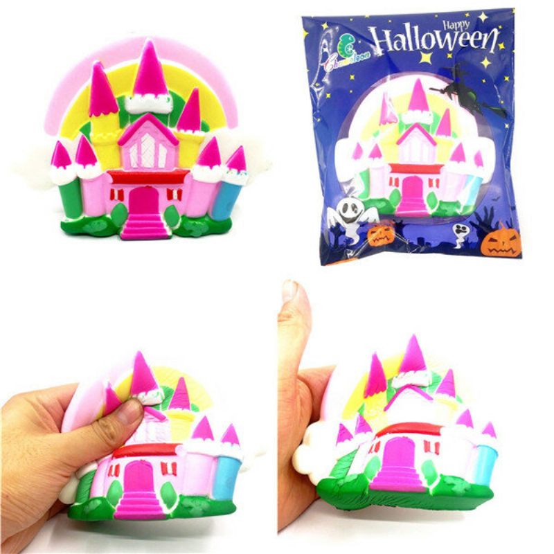 Chameleon Squishy Halloween Castle Lassan Emelkedő Játék 16x11x4cm Eredeti Csomagolással